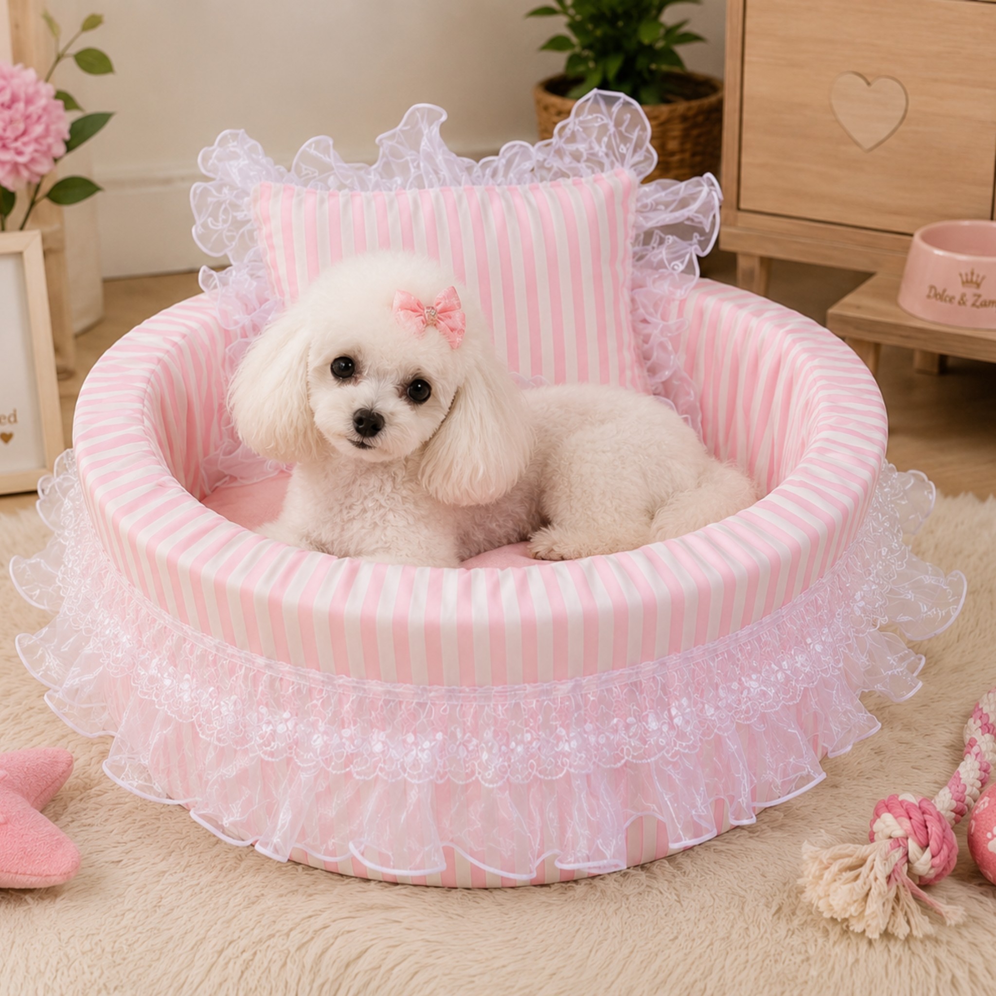 Cuccia di Lusso Sweet Elegance in Cotone
